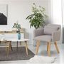 Voir la diapositive 5 : Paris Prix Fauteuil Scandinave  Alan  70cm Beige