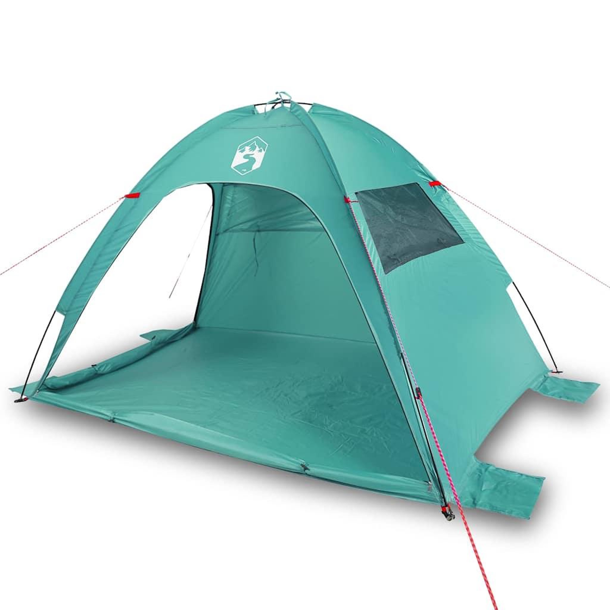 Voir la diapositive 2 : VIDAXL Tente de plage vert d'eau impermeable