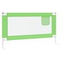 Voir la diapositive 4 : VIDAXL Barriere de securite de lit d'enfant Vert 150x25 cm Tissu