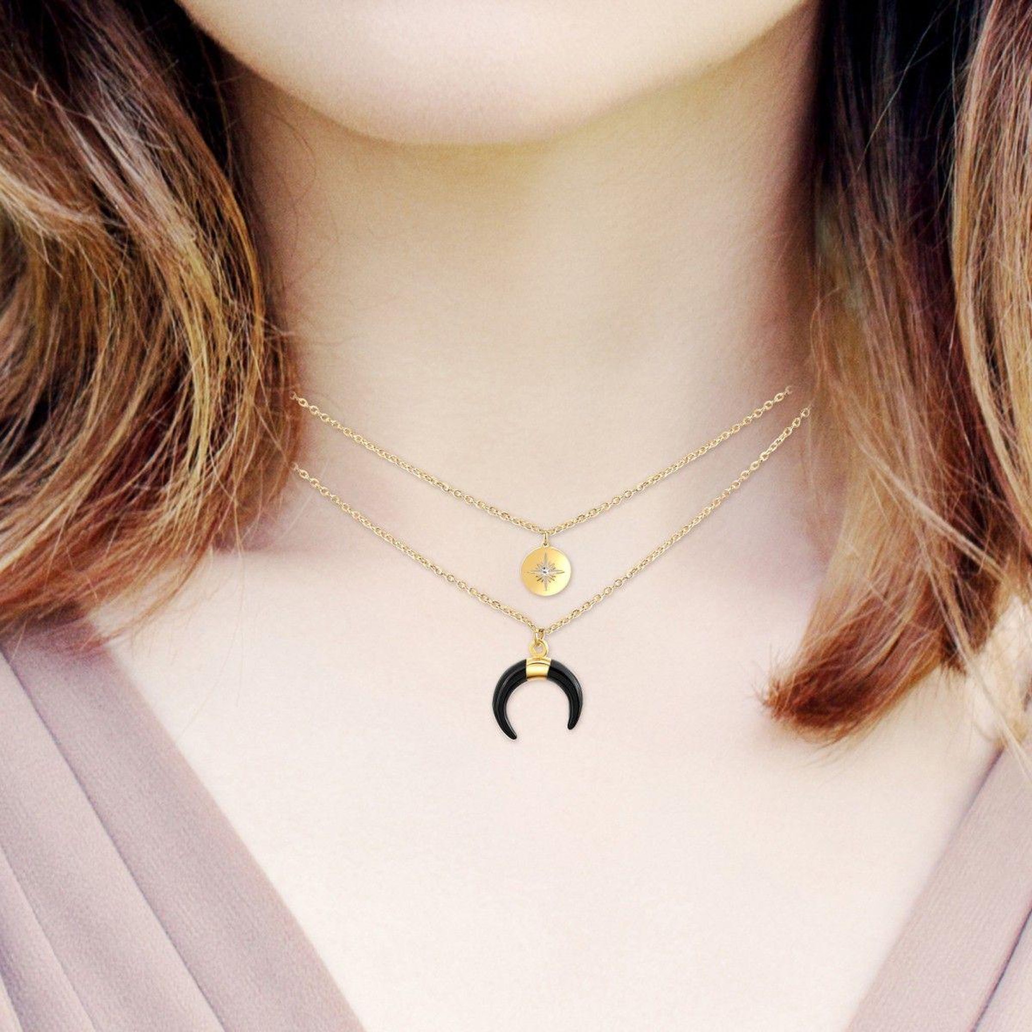Voir la diapositive 2 : SC BOHEME Collier multi rangs par SC Bohème