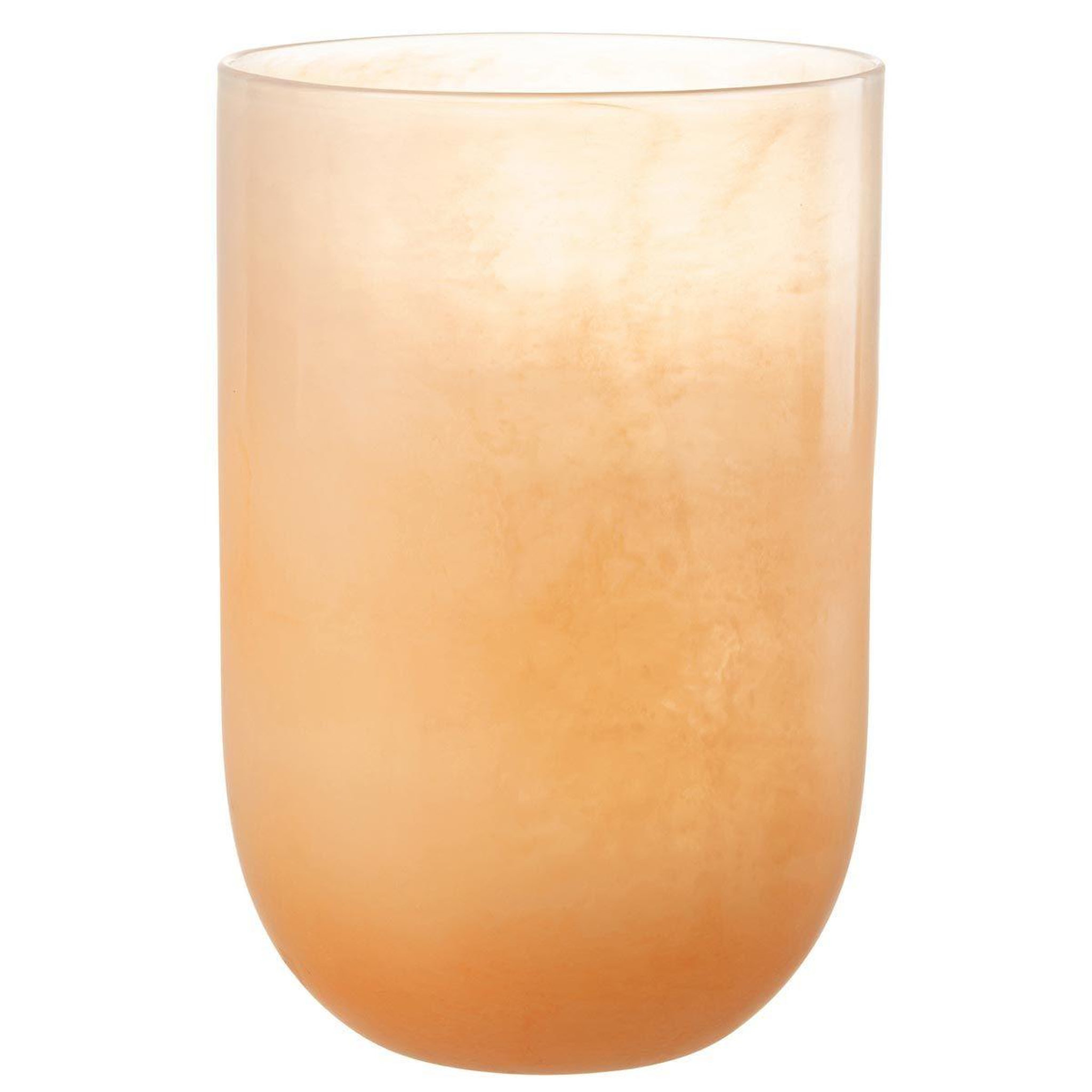 Voir la diapositive 1 : J-LINE Vase design en verre  corrie  36cm corail