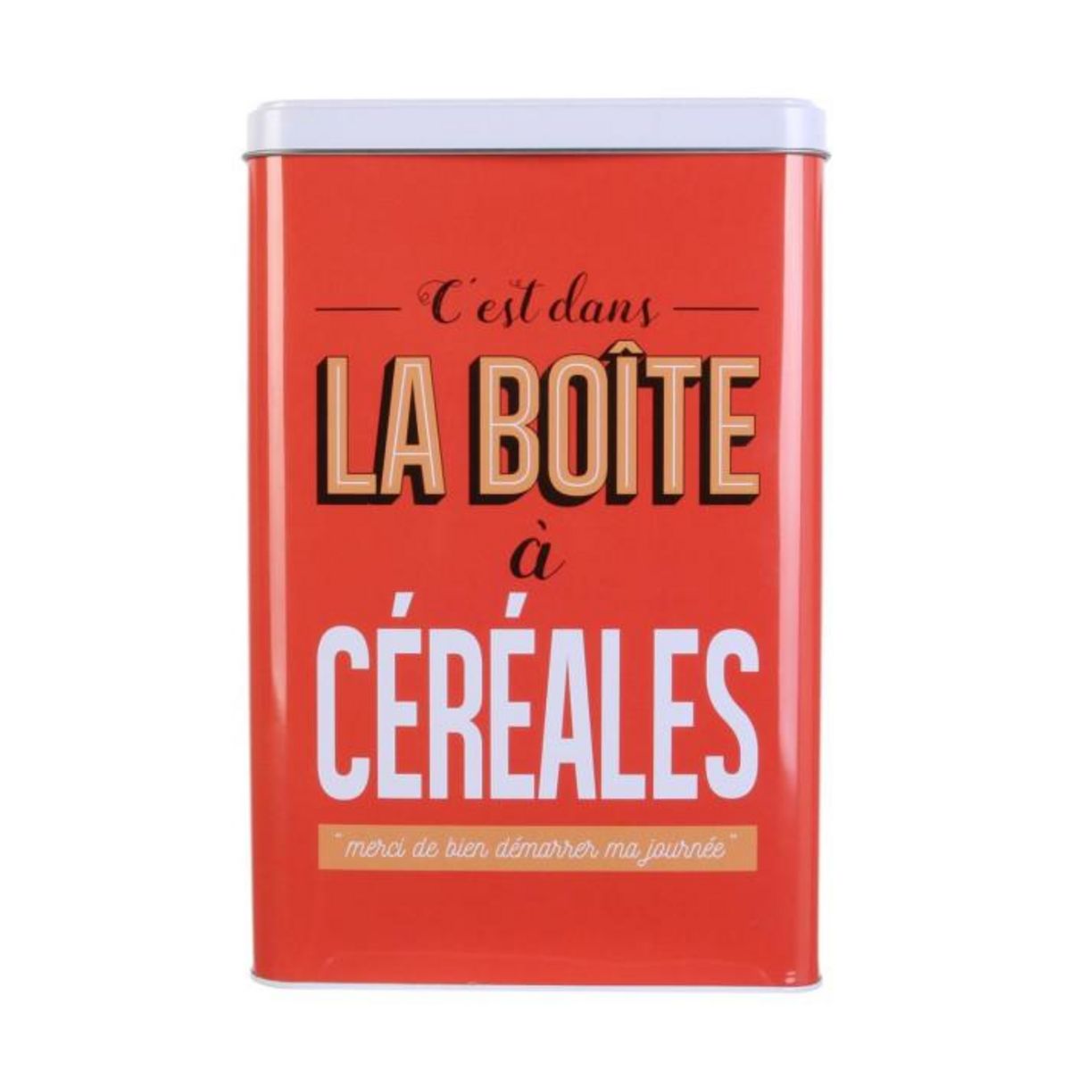 Paris Prix Boîte de Conservation  Ma Boîte à Céréales  24cm Rouge