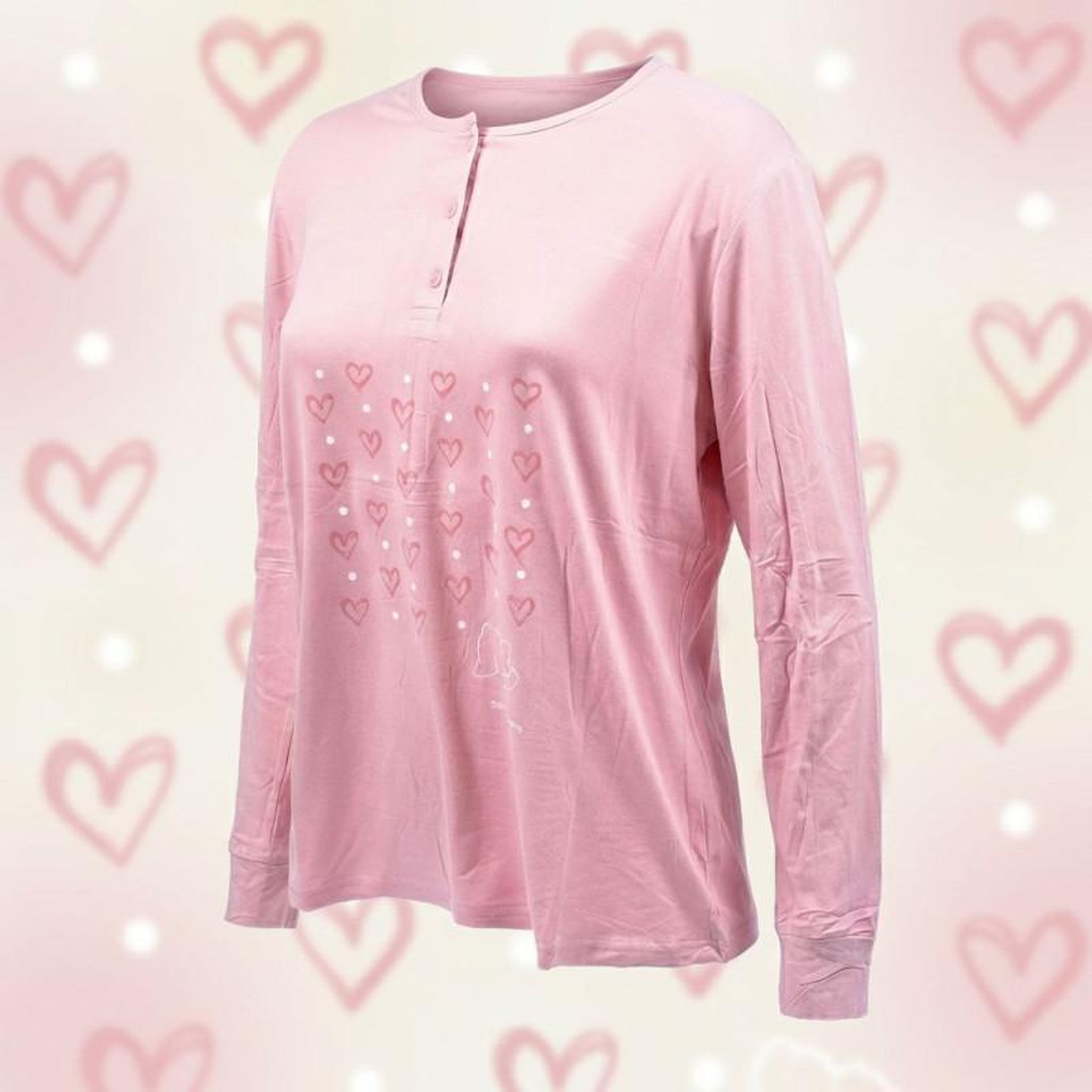 Voir la diapositive 3 : OZABI OZABI Ensemble Pyjama Long Femme Haut Manches Longues