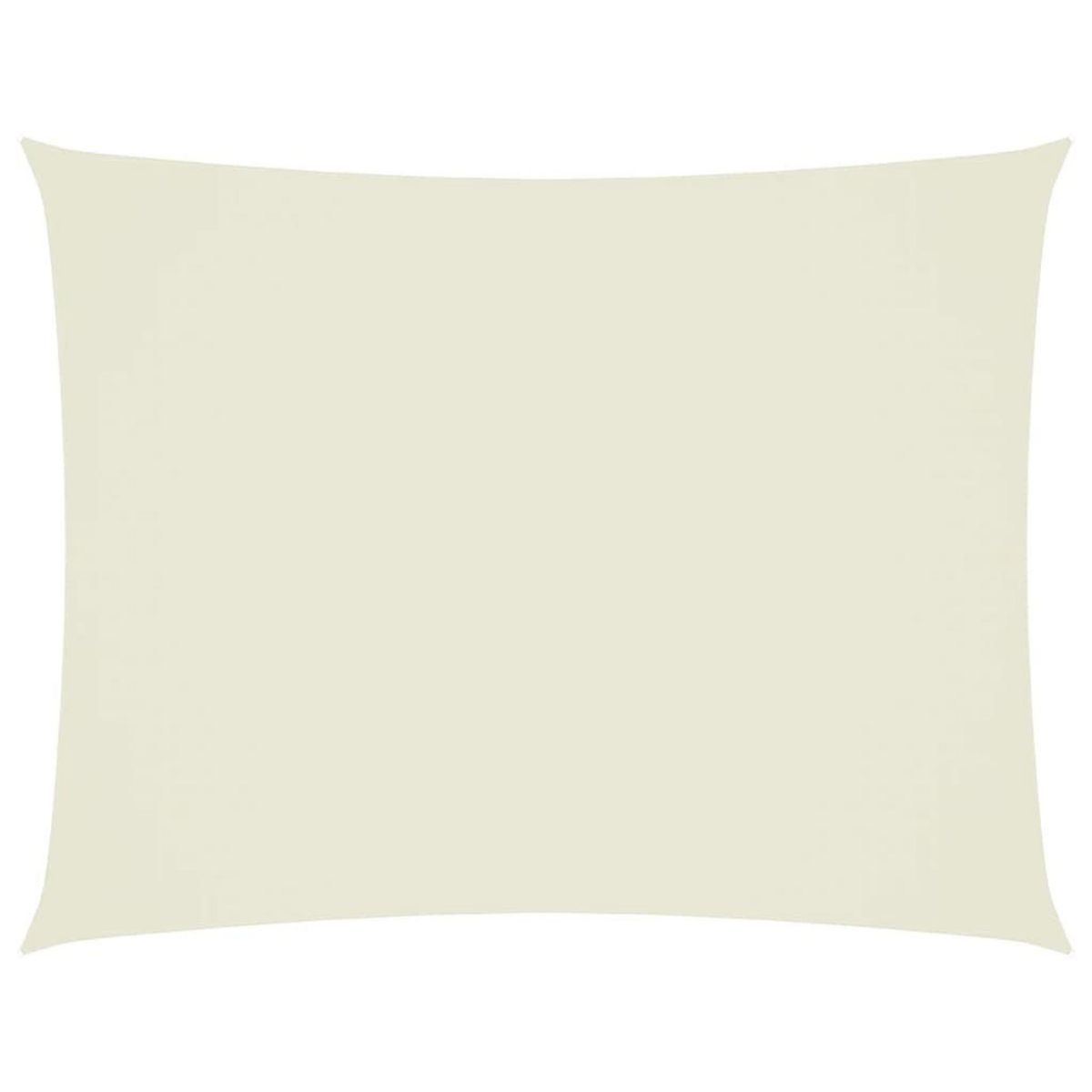 VIDAXL Voile d'ombrage tissu oxford rectangulaire 3x6 m creme