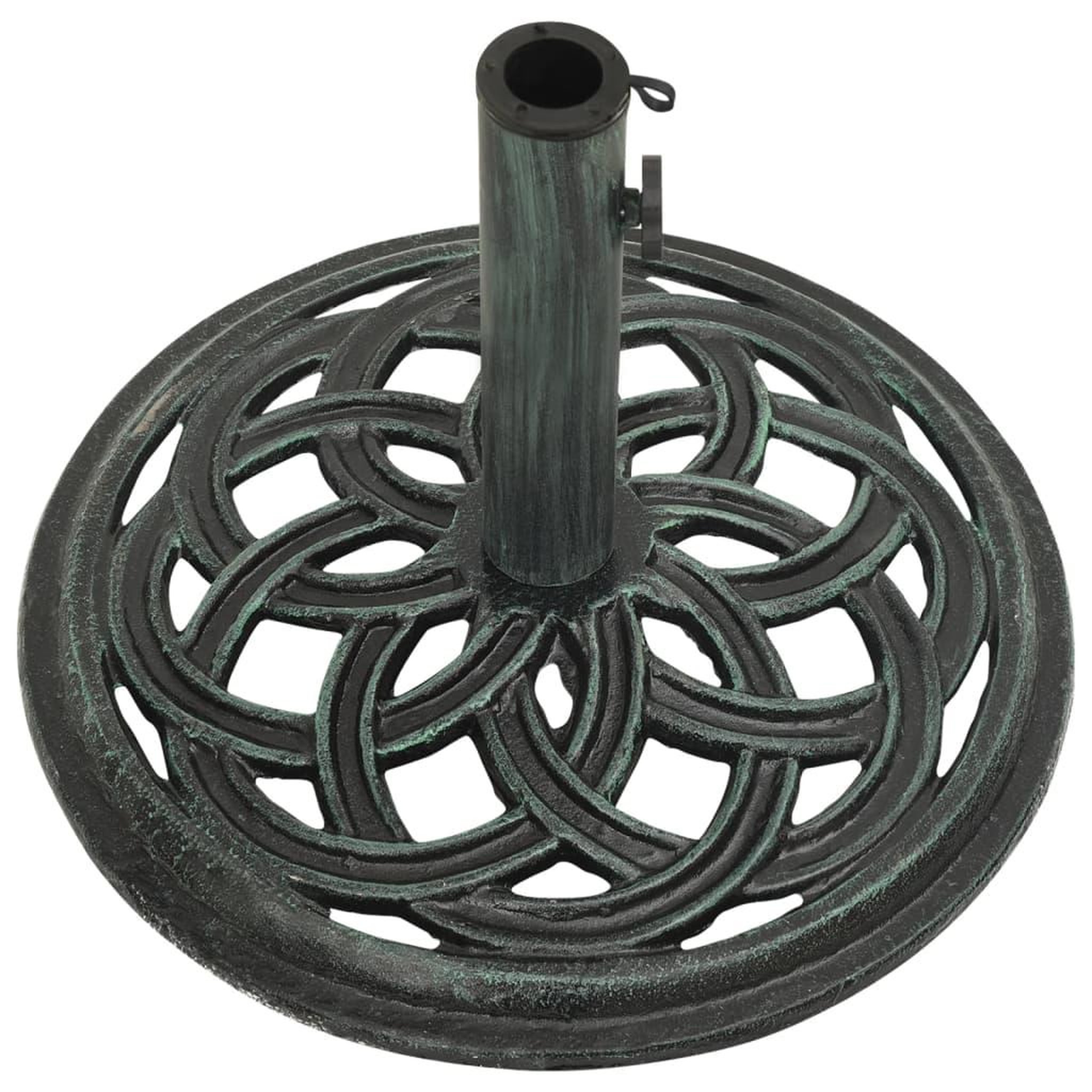 Voir la diapositive 3 : VIDAXL Socle de parasol Vert 44x44x31 cm Fonte