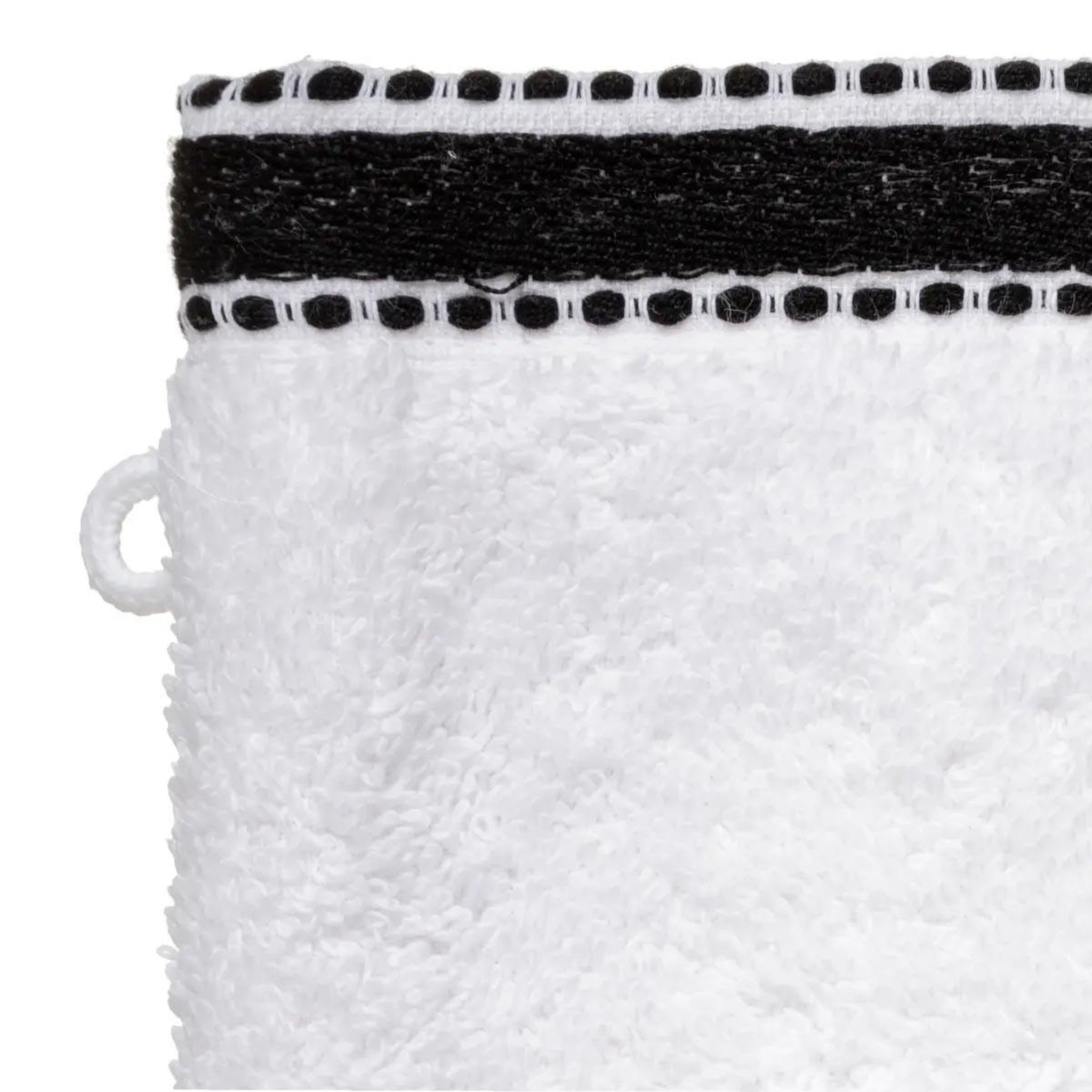 Voir la diapositive 2 : ATMOSPHERA Lot de 2 gants de toilette  joia  15x21cm blanc