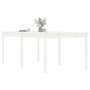 Voir la diapositive 4 : VIDAXL Table de jardin blanc 203,5x100x76 cm bois massif de pin