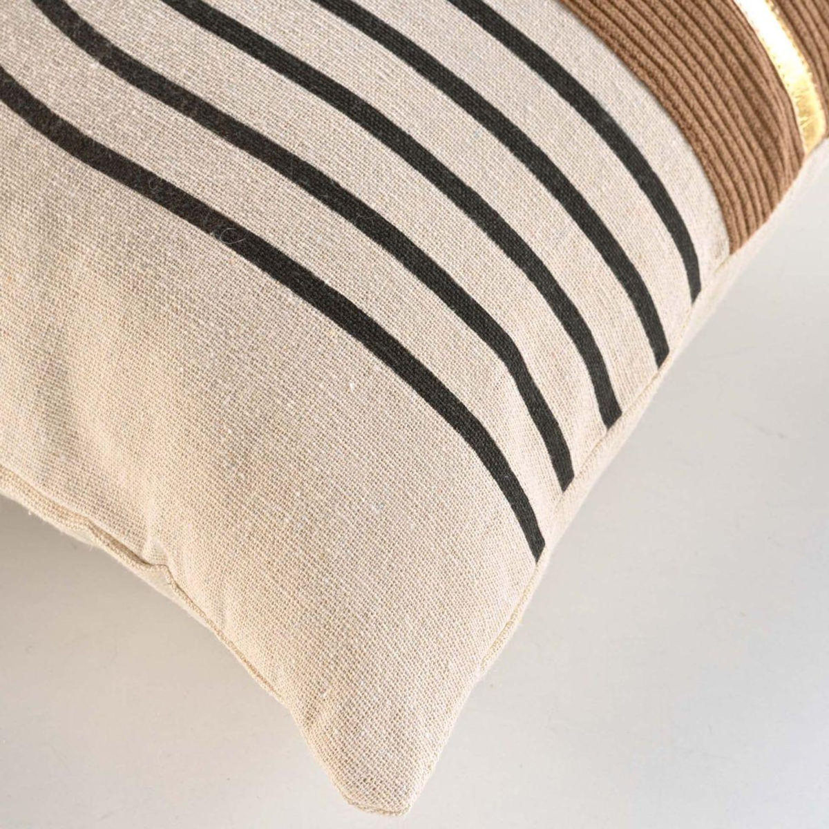 Paris Prix Coussin Déco Imprimé  Spyro  45x45cm Naturel