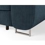 Voir la diapositive 6 : BEST MOBILIER Pablo - canapé droit 2 places avec têtières ajustables - en velours côtelé