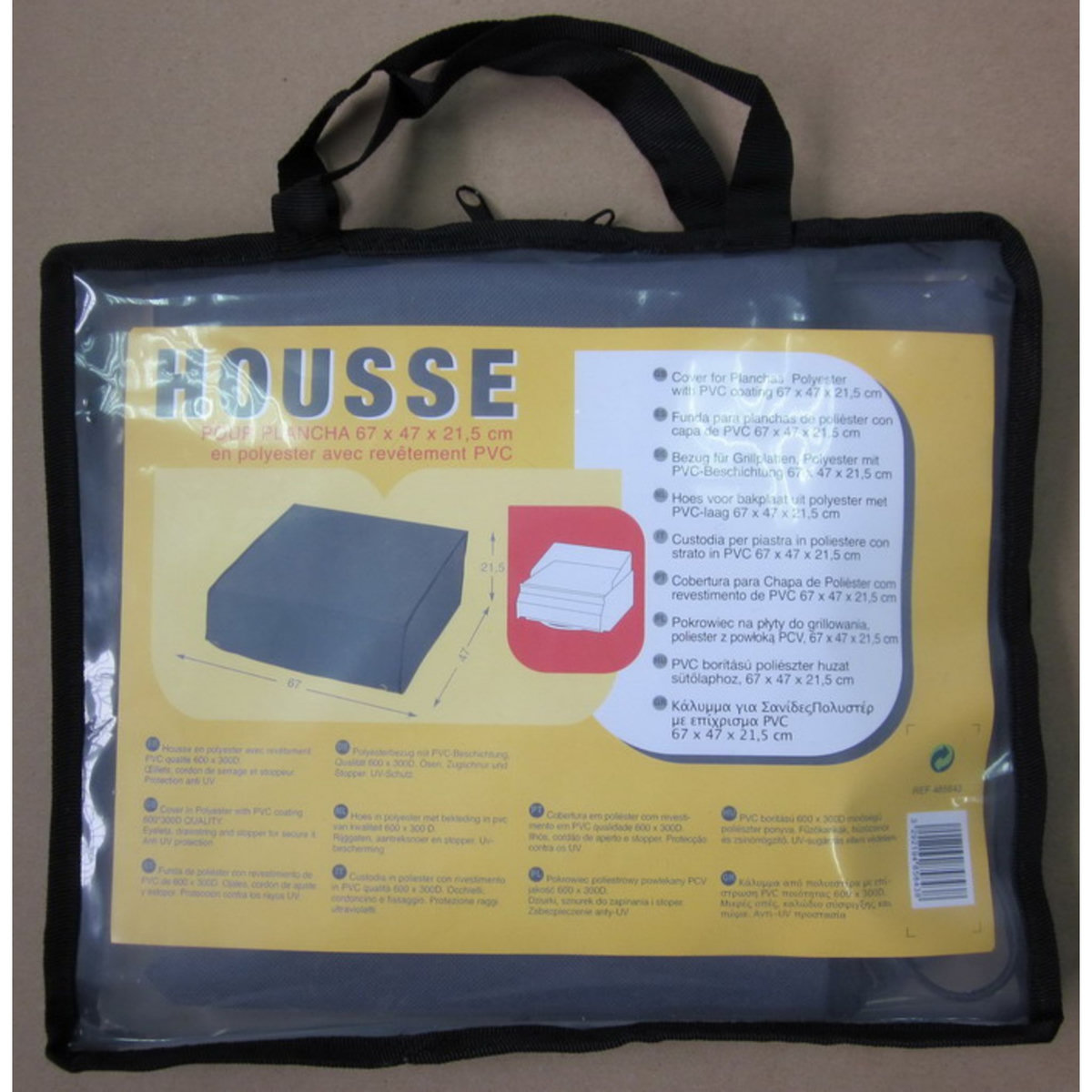 Housse pour plancha 2 feux