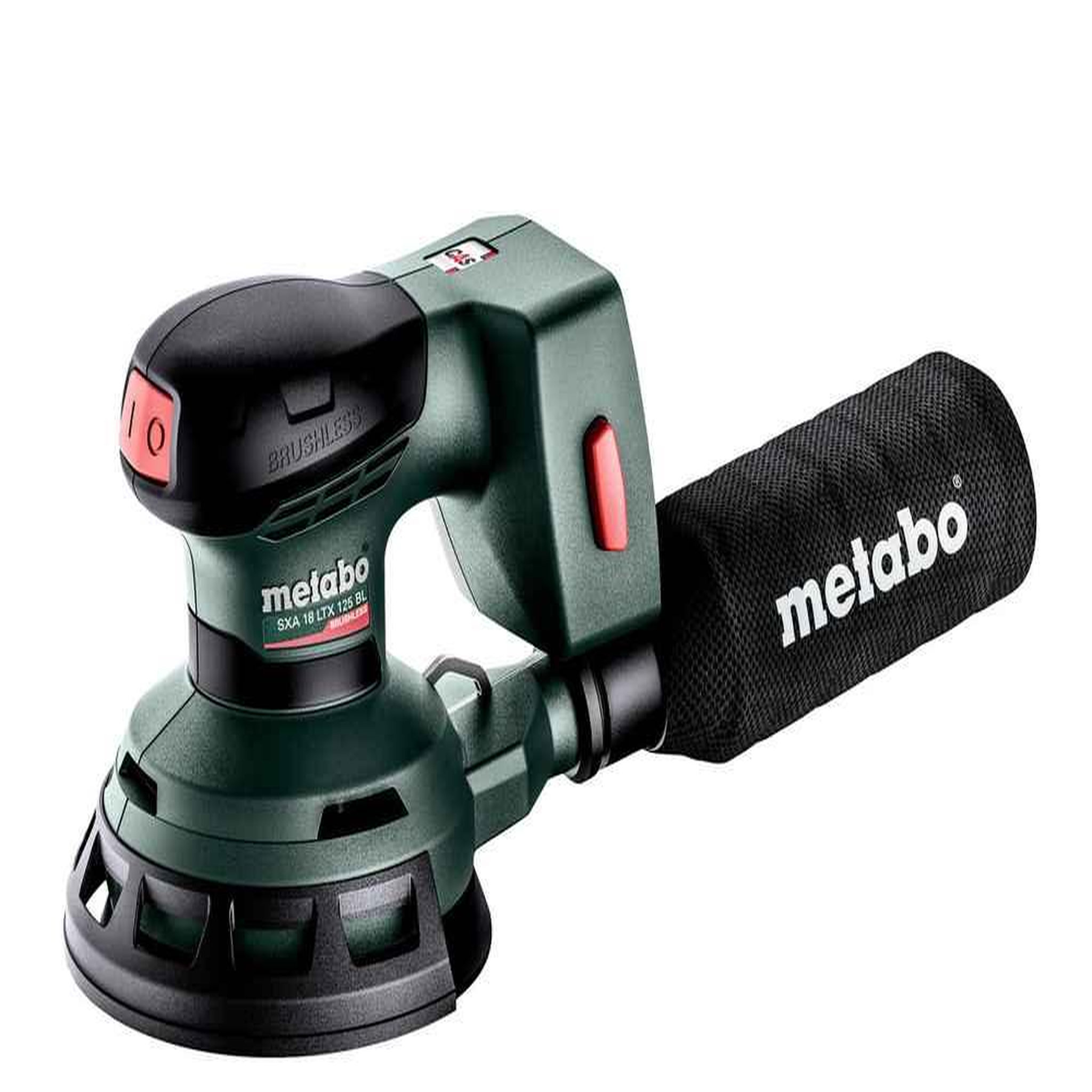 METABO SAS Ponceuse excentrique 18V SXA 18 LTX 125 BL - Pick+Mix (sans batterie), coffret metaBOX