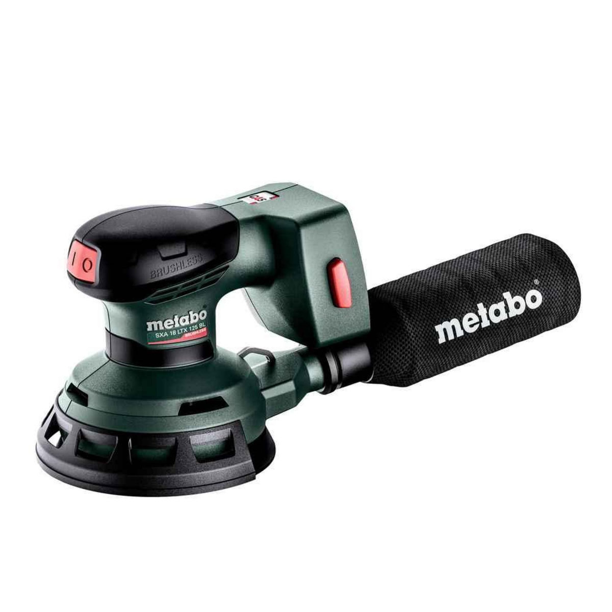METABO SAS Ponceuse excentrique 18V SXA 18 LTX 125 BL - Pick+Mix (sans batterie), coffret metaBOX