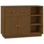 Voir la diapositive 2 : VIDAXL Buffet Marron miel 98,5x40x75 cm Bois massif de pin