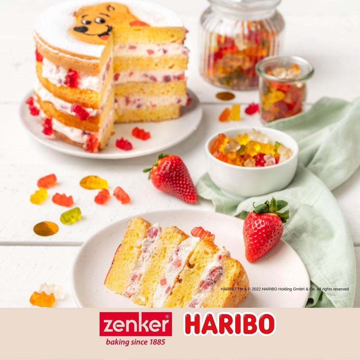 ZENKER Moule à manqué à charnière 18 cm avec emporte-pièce Zenker Haribo