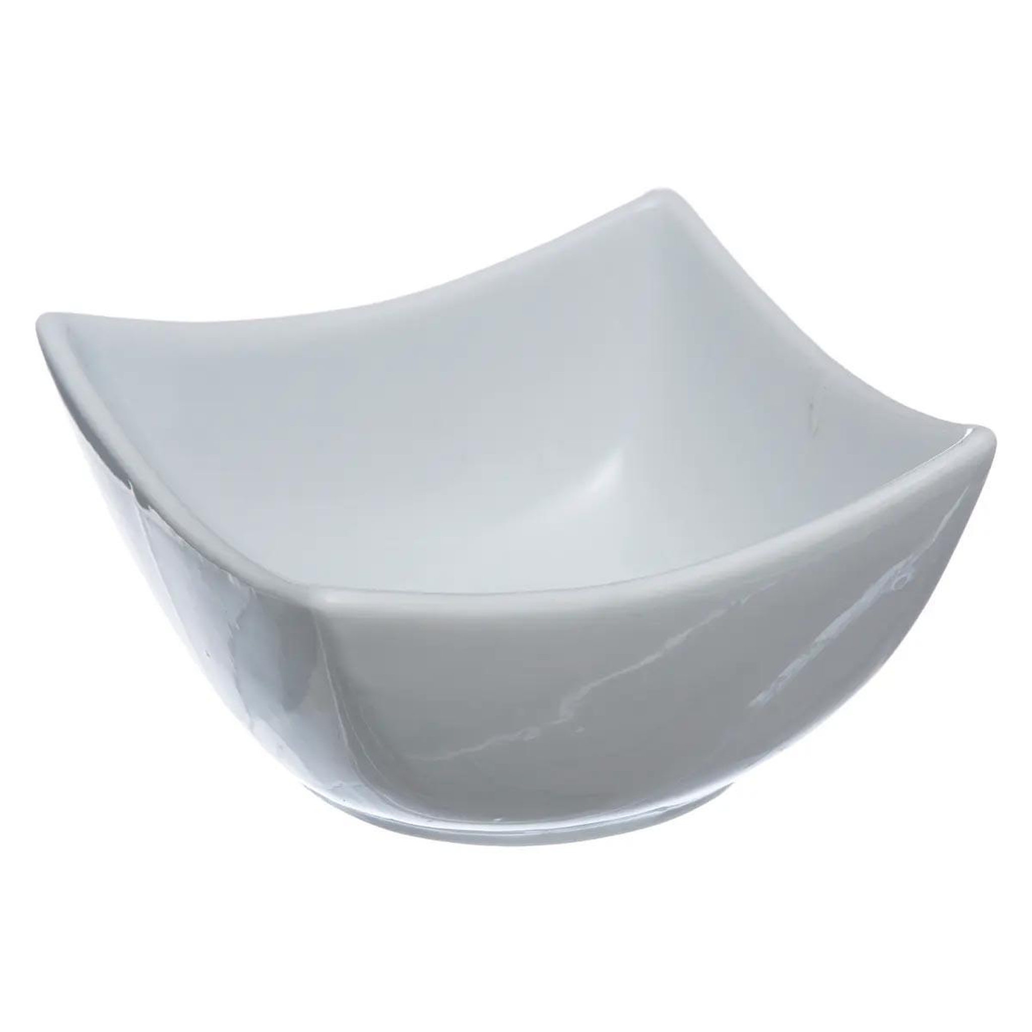 Voir la diapositive 2 : SECRET DE GOURMET Set apéritif 4 pièces  porcelaine  30cm blanc