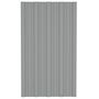 Voir la diapositive 2 : VIDAXL Panneaux de toiture 36 pcs Acier galvanise Gris 80x45 cm