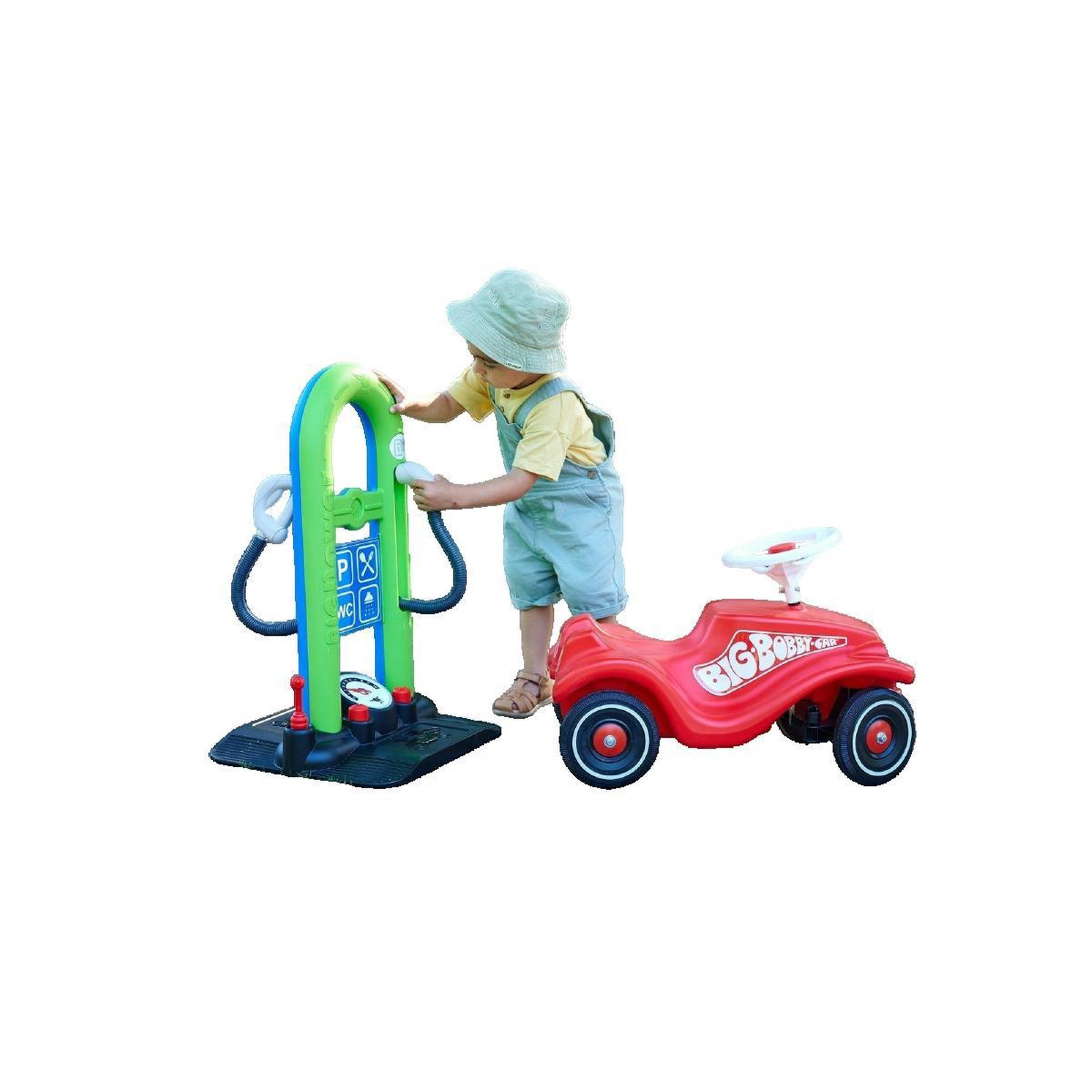 Voir la diapositive 3 : BIG Jouet BIG Bobby Car station de service ergonomique et résistante aux UV