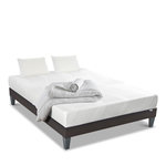 BELLECOUR BELLECOUR LITERIE | Pack Prêt à dormir PARIS | Matelas Mémoire de forme + Sommier + Accessoires. Coloris disponibles : Blanc