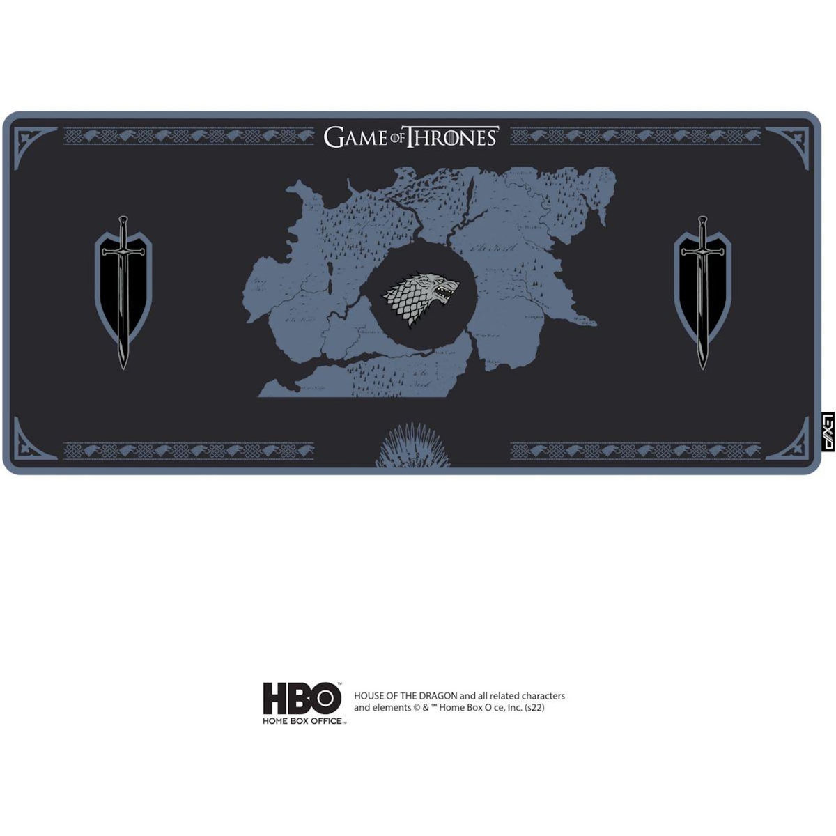 LEXIP Tapis de souris X TSUME - GAME OF THRONES STARK TAPIS XX