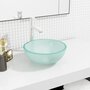 Voir la diapositive 1 : VIDAXL Lavabo Verre trempe 30x12 cm Depoli