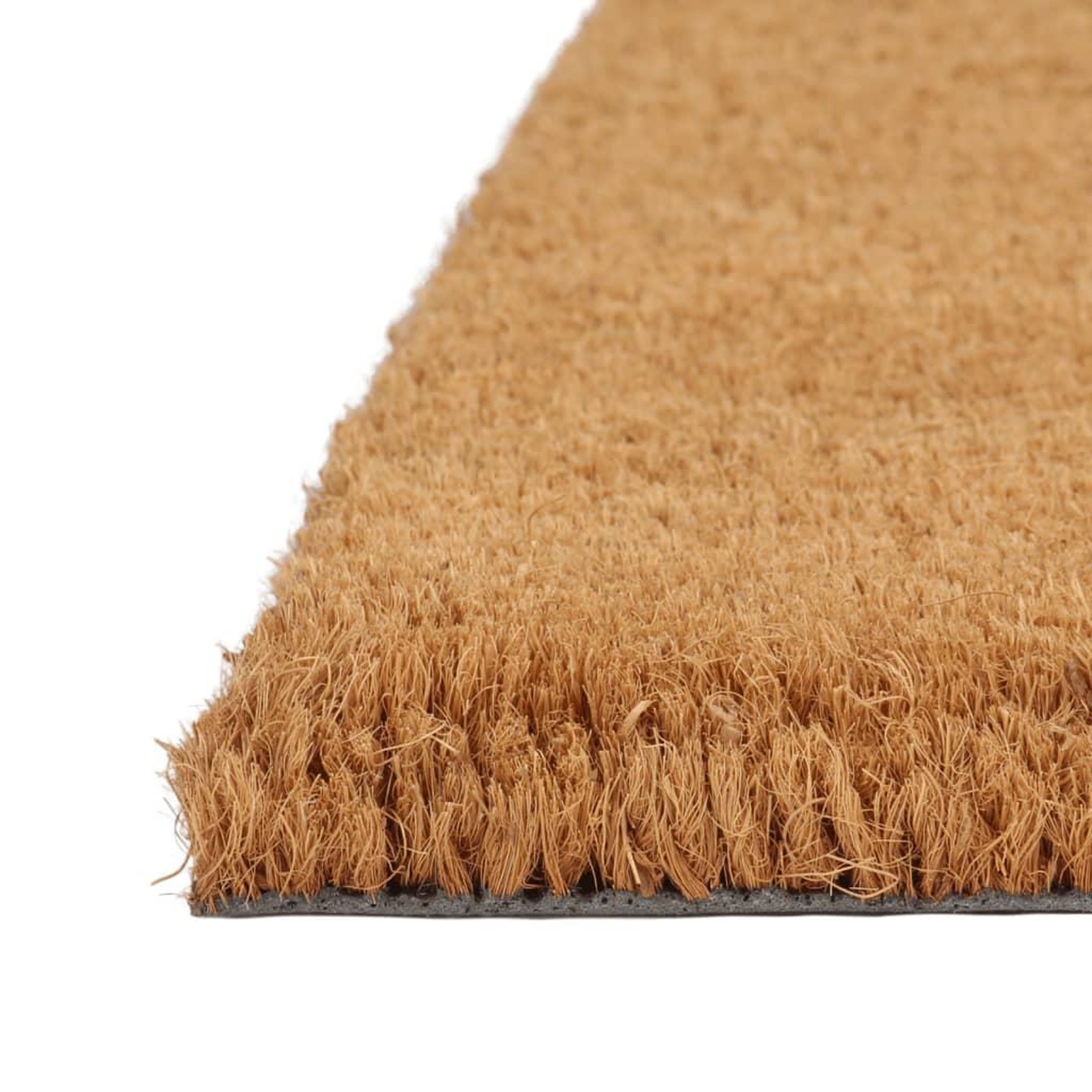 Voir la diapositive 3 : VIDAXL Tapis de porte naturel 60x90 cm fibre de coco touffete