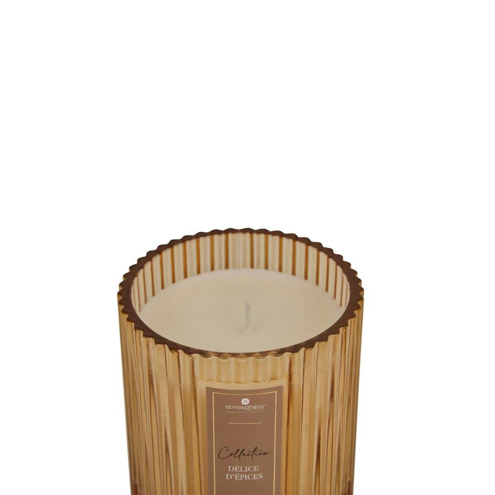 Voir la diapositive 2 : ATMOSPHERA Bougie parfumée en verre  albie  290g délice d'épices