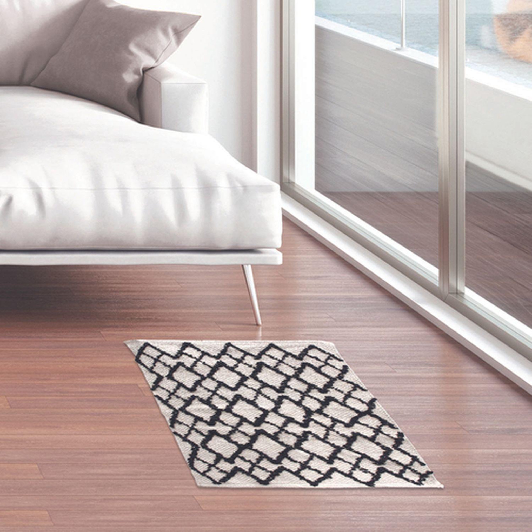 Voir la diapositive 2 : The Home Deco Factory Tapis ethnique design berbère Akra