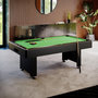 Voir la diapositive 3 : PLAY4FUN Billard Américain convertible Table dinatoire - 212 x 118 x 86 cm - Retour de boules automatique et Accessoires inclus