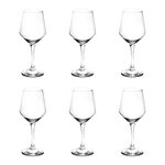 SECRET DE GOURMET Lot de 6 Verres à Vin  Olivia  35cl Transparent