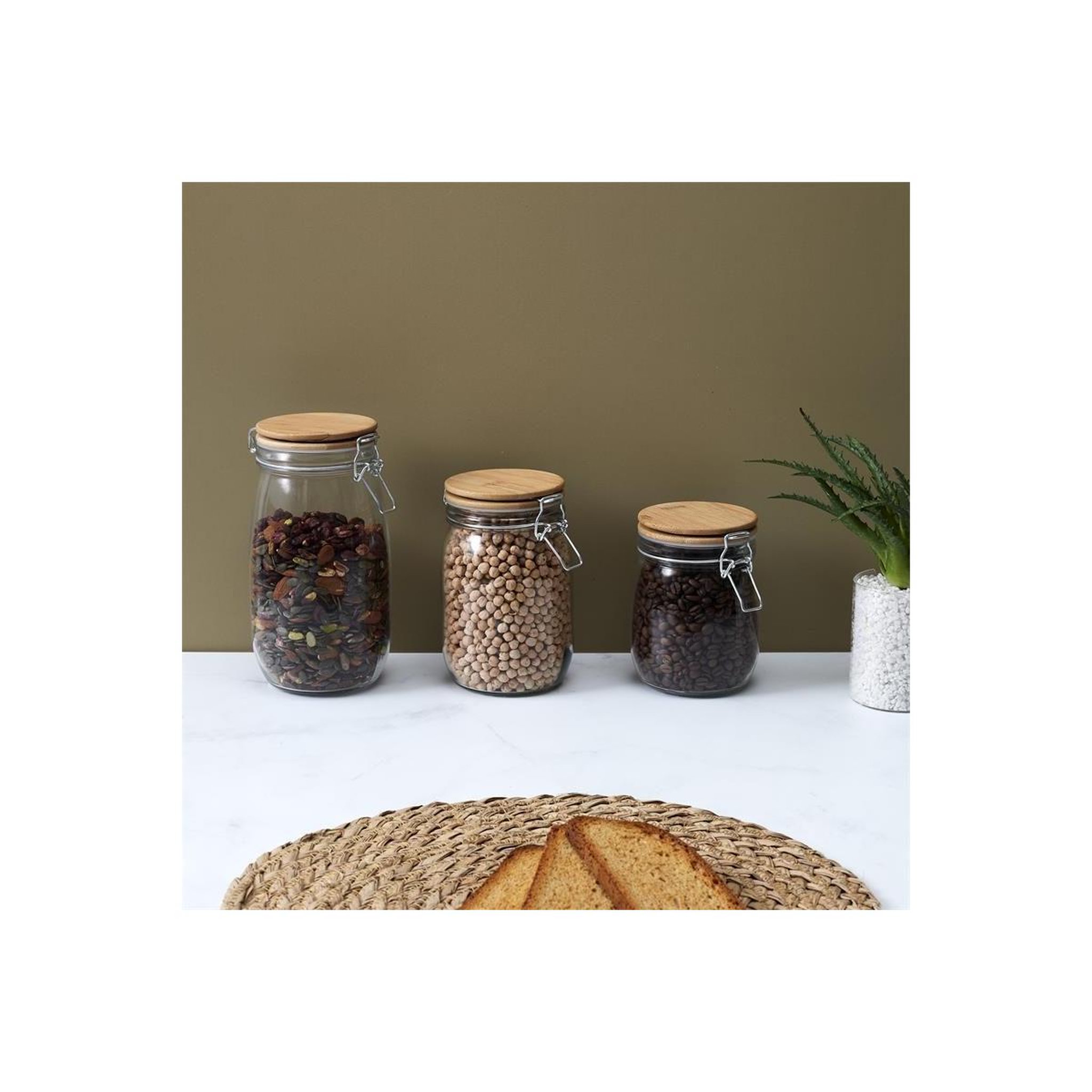 Voir la diapositive 5 : COOK CONCEPT Bocal de conservation  nourriture  1l transparent