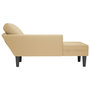 Voir la diapositive 5 : VIDAXL Chaise longue avec coussin tissu en velours cotele