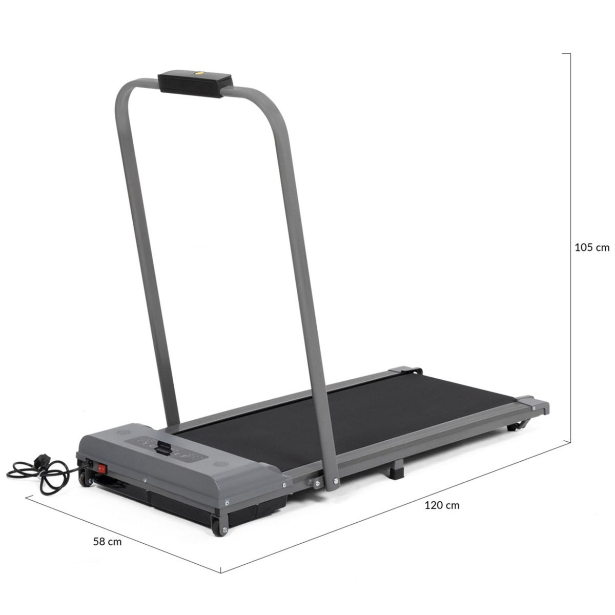 ID MARKET Tapis de course vitesse réglable 1/10 Km/H tapis roulant de marche électrique