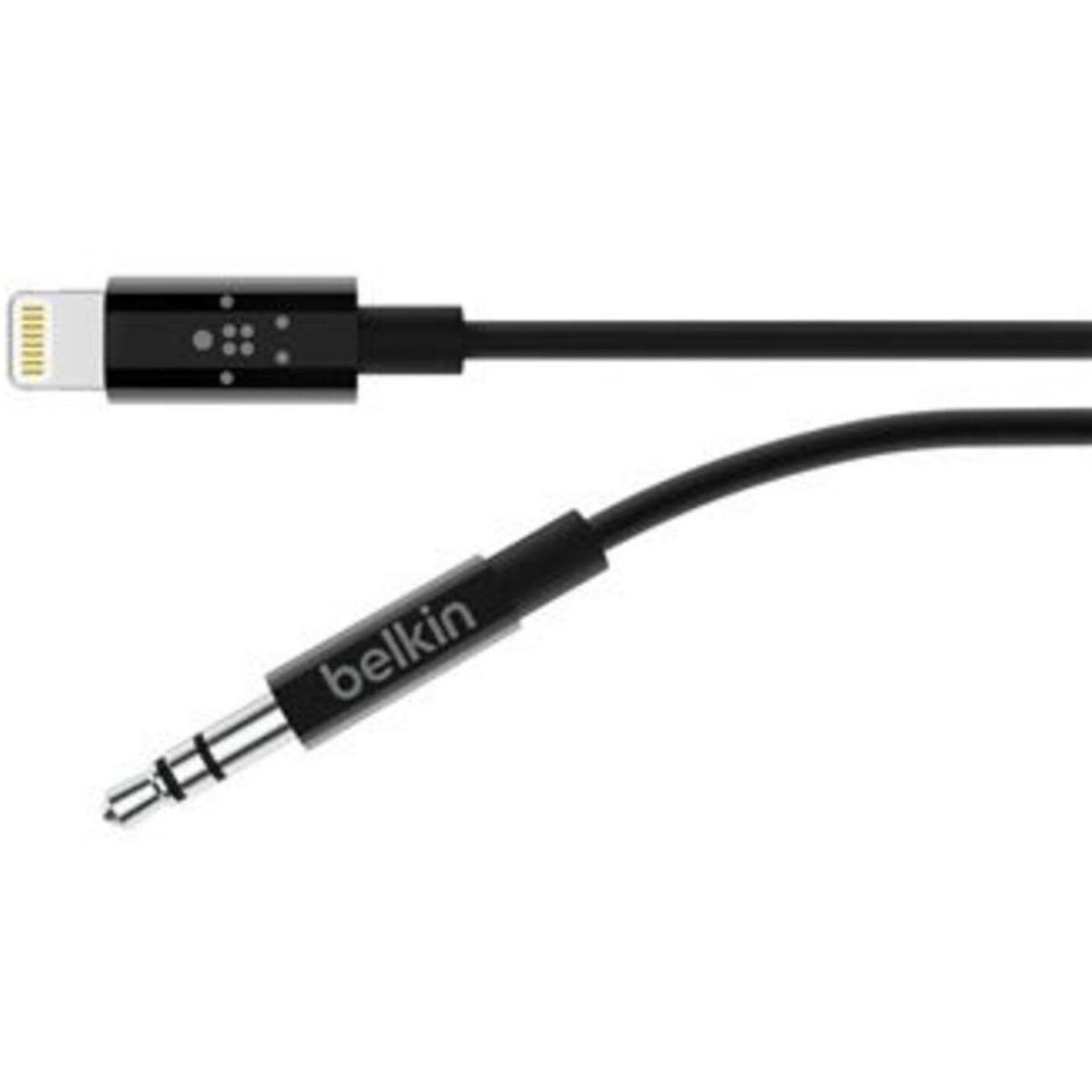 Voir la diapositive 2 : Belkin Câble jack vers jack 3.5mm noir