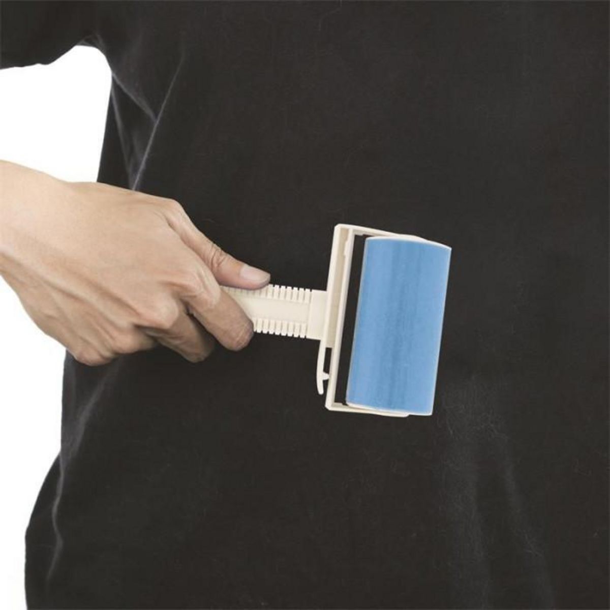 Paris Prix Brosse pour Textile  Adhésive Lavable  16cm Bleu