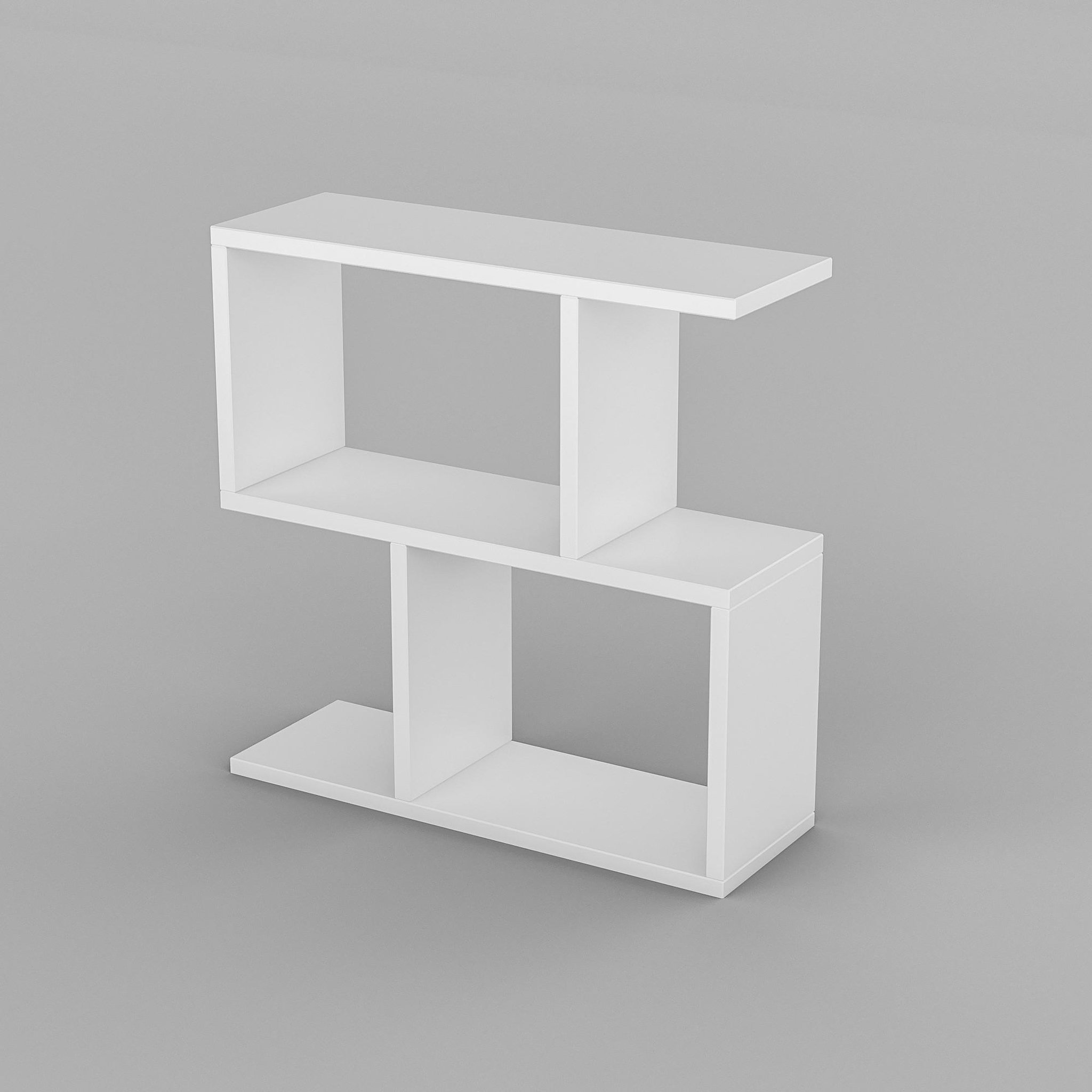 Voir la diapositive 3 : Habitat et Jardin Table d'appoint en bois  life  - 60 x 20 x 60 cm - blanc
