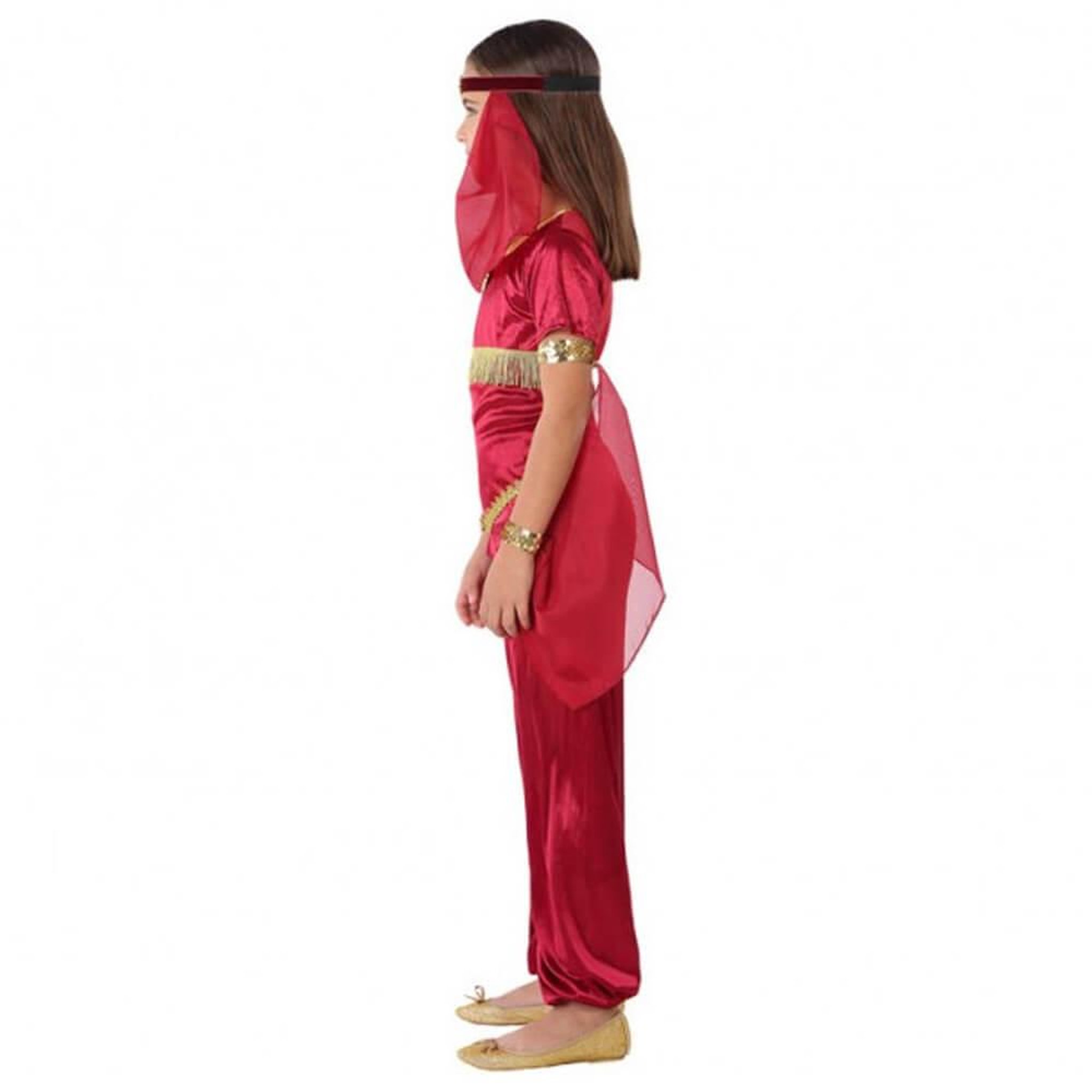 Voir la diapositive 2 : ATOSA Déguisement Princesse Arabe - Enfant : Taille 5/6 ans - 5/6 ans (110 à 116 cm)