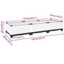 Voir la diapositive 6 : VIDAXL Lit sureleve 120x40x23 cm Polypropylene