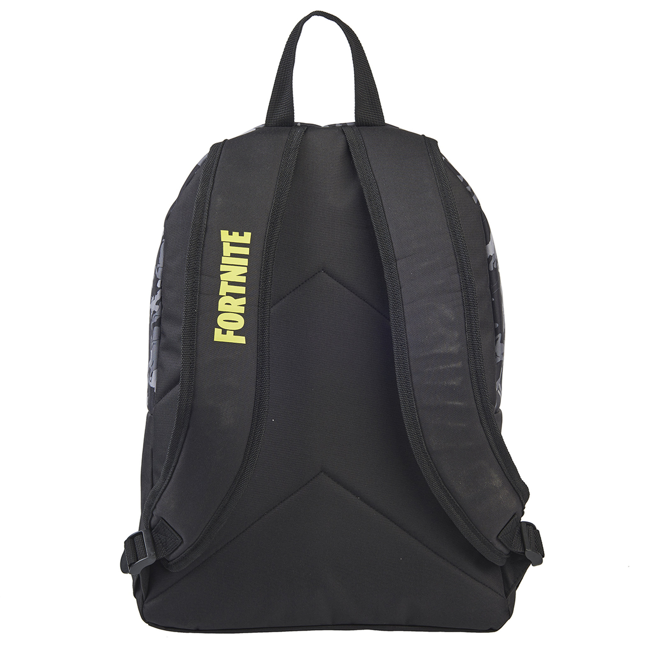 Voir la diapositive 7 : FORTNITE Sac à dos 1 compartiment noir à motifs caméo