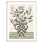 ATMOSPHERA Toile Imprimée Olive  Claudia  45x60cm Vert