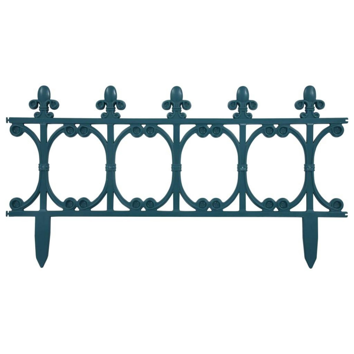 VIDAXL Bordures de jardin 16 pcs Vert 10 m PP