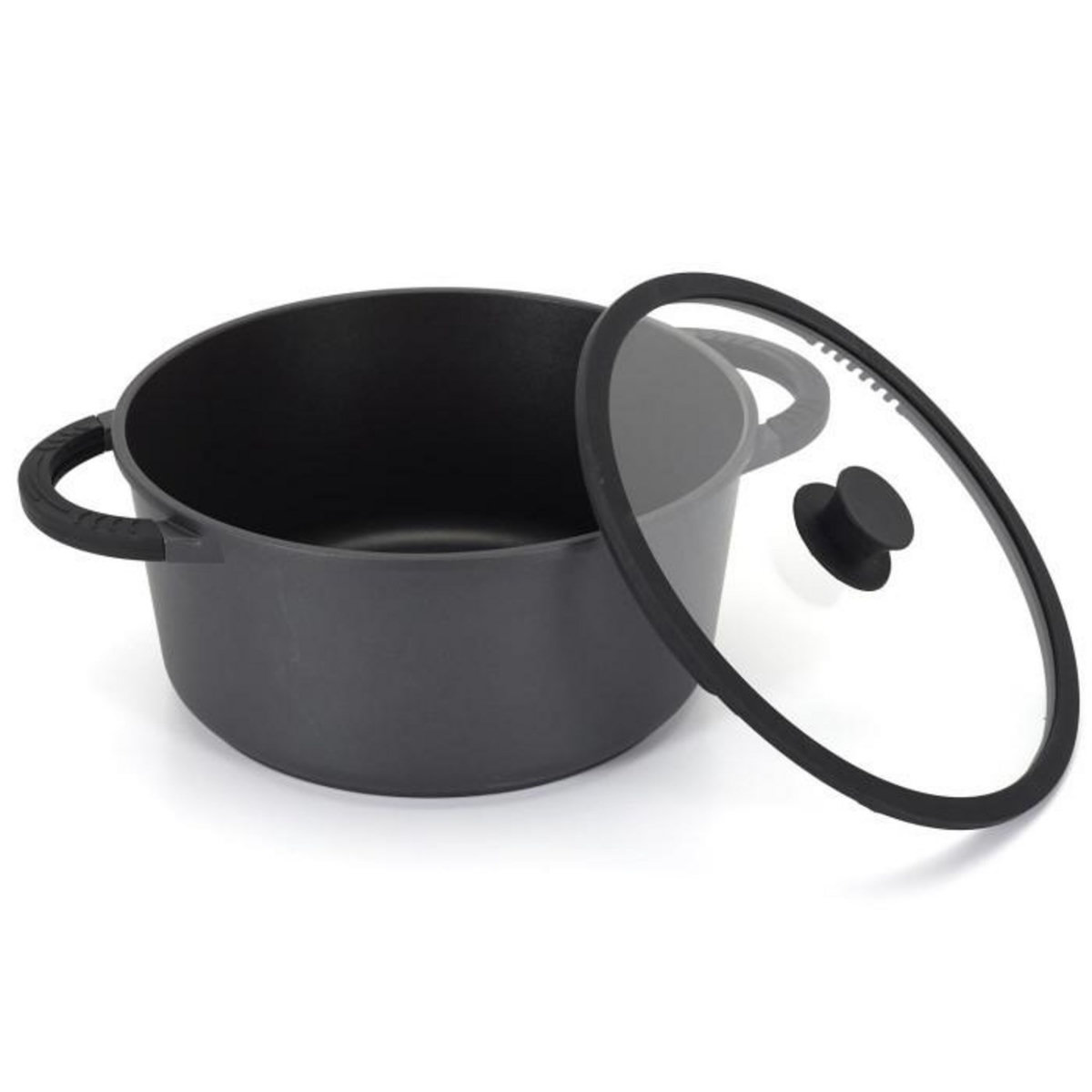 Paris Prix Faitout Aluminium  Fonte  28cm Noir