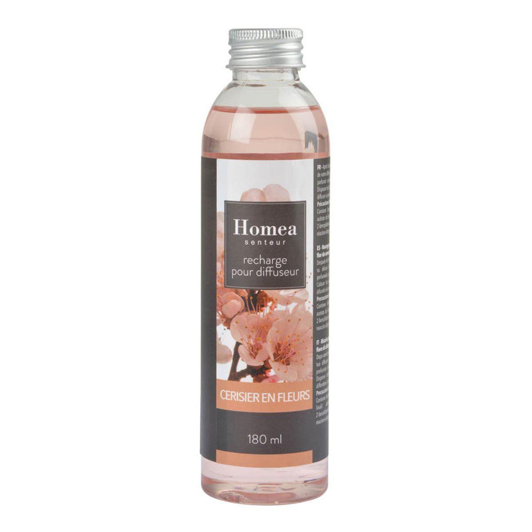 Voir la diapositive 1 : HOMEA Recharge diffuseur de parfum  essentiel ii  180ml cerisier en fleurs