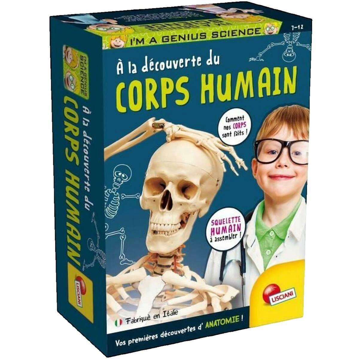 LISCIANI GIOCHI Kit scientifique Lisciani Giochi Découverte du corps humain - I'M A GENIUS POCKET