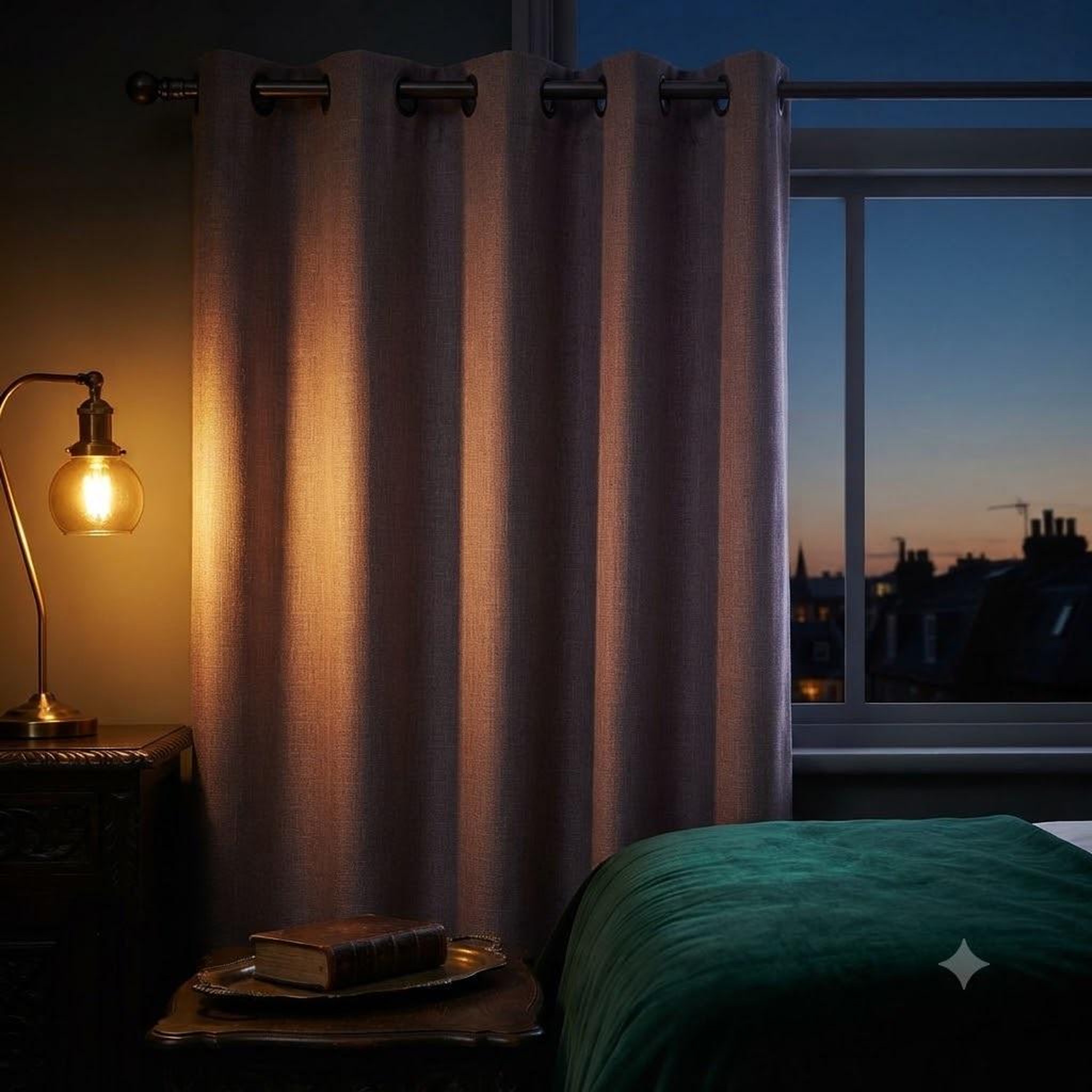 Voir la diapositive 6 : Eden Un rideau tamisant bea chiné design et moderne