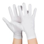 Boland Paire De Gants Courts Blancs