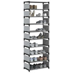 VIDAXL Etagere a chaussures 10 niveaux 54x28x158 cm tissu non-tisse