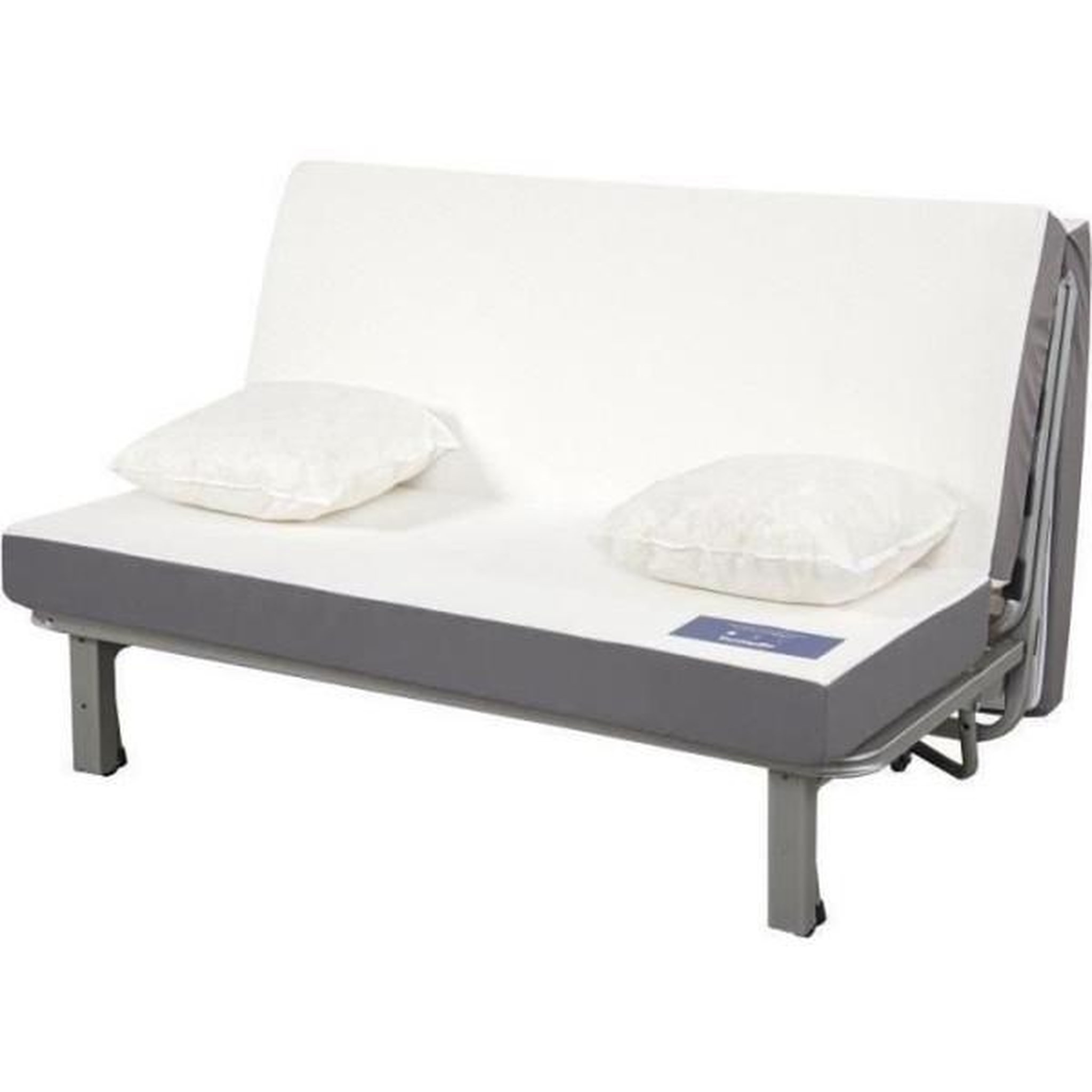 Voir la diapositive 4 : DUNLOPILLO DUNLOPILLO Banquette BZ 2 places - Gris - ReVEUR