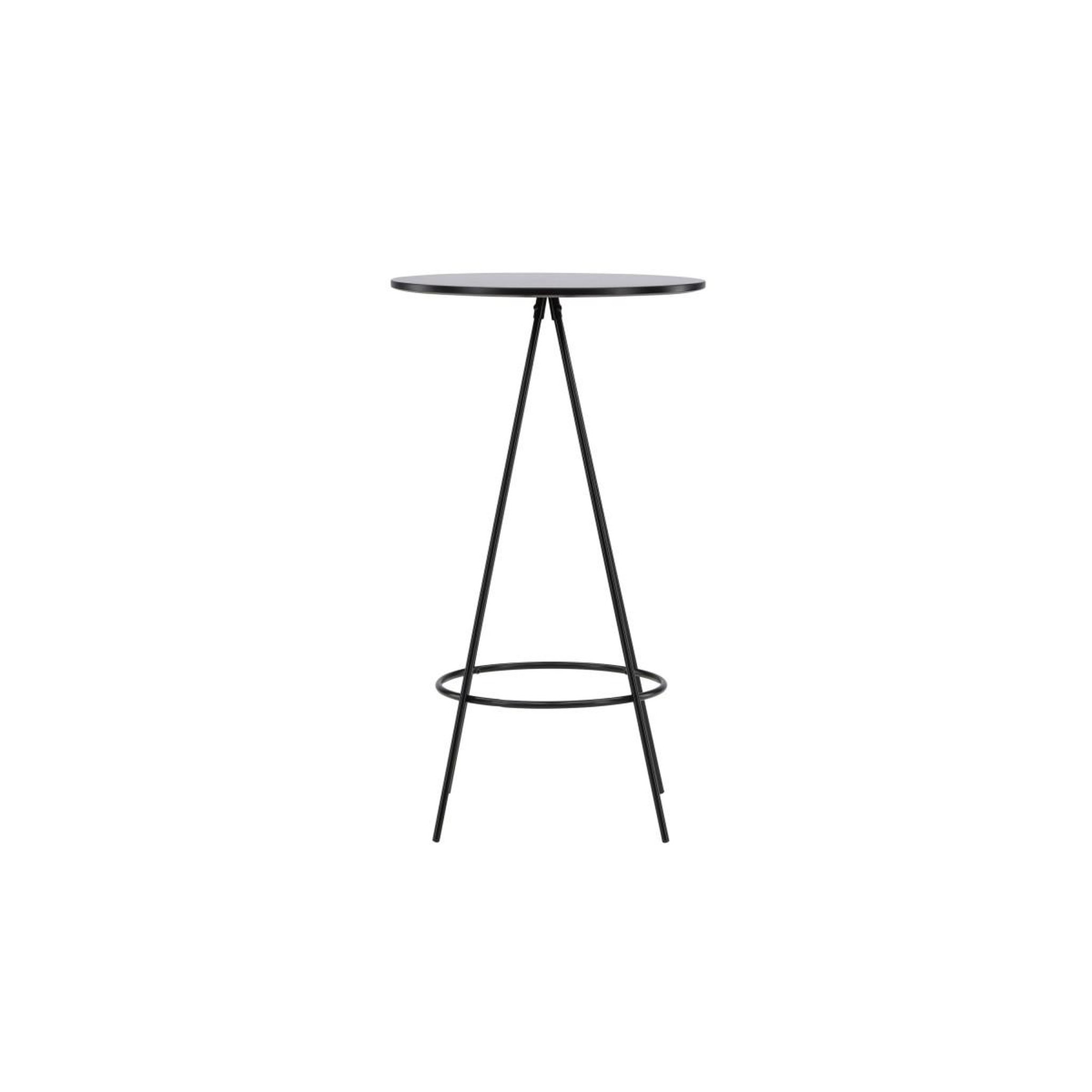 Voir la diapositive 2 : Paris Prix Table de bar  bistro  105cm noir