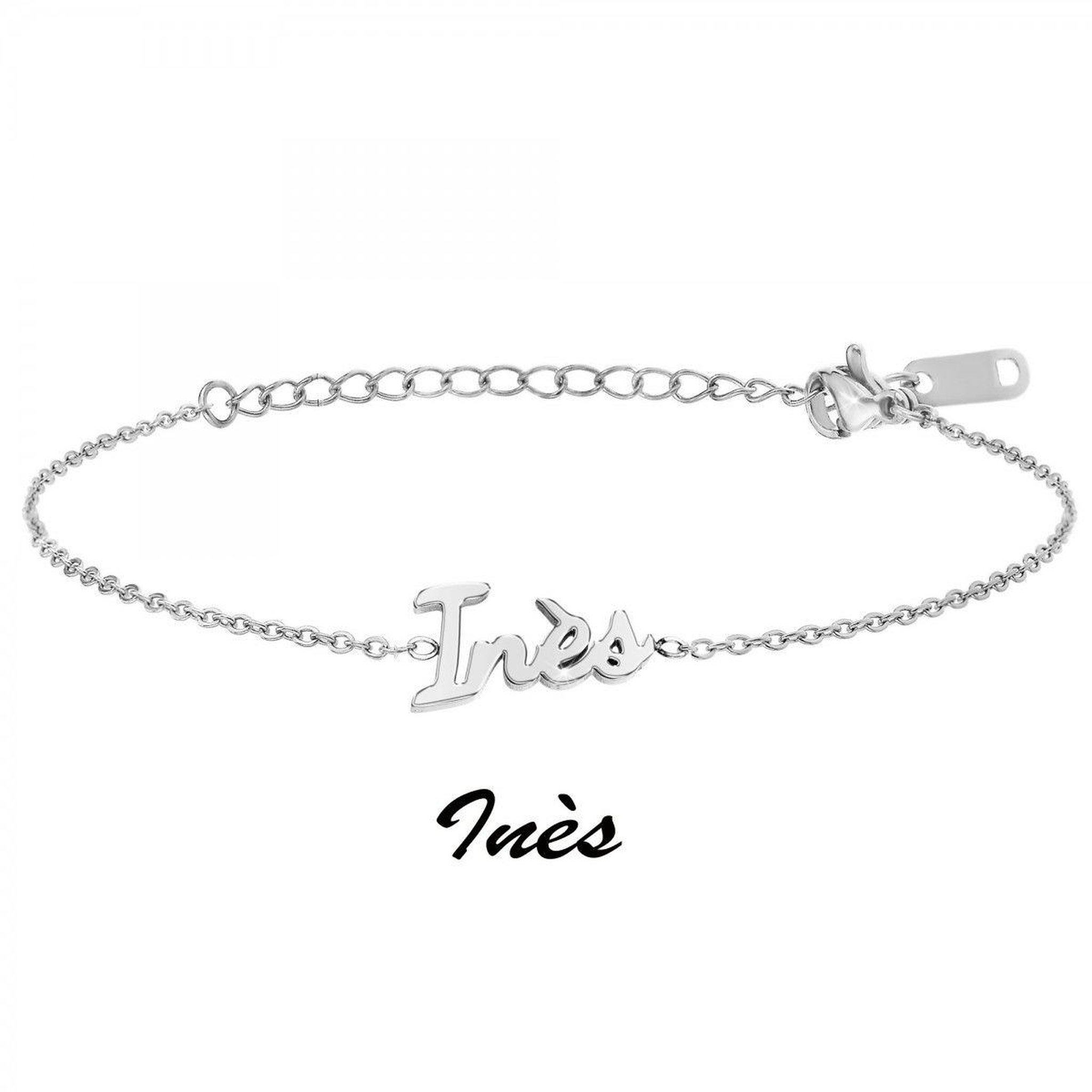 Voir la diapositive 3 : SC CRYSTAL Inès - Bracelet prénom