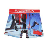 FREEGUN Boxer Rouge/Bleu à Imprimés Homme Freegun NIN. Coloris disponibles : Bleu